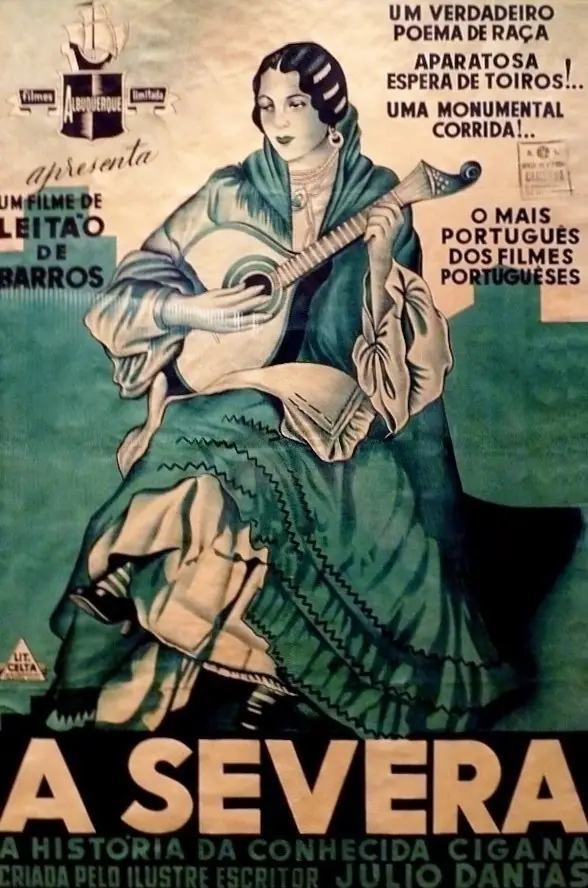 O cartaz do filme A Severa, 1931